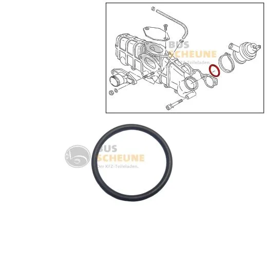 VW Bus T3 Dichtring für Überdruckregelventil Saugstutzen 1,6 TD JX
