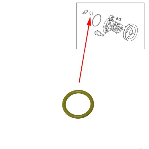 VW Bus T3 Dichtring Wasserpumpe 1,9 DG