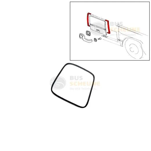 VW Bus T3 Dichtung für Seitenklappe Doka