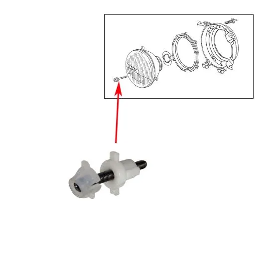 VW Bus T3 Einstellschraube Hauptscheinwerfer rund