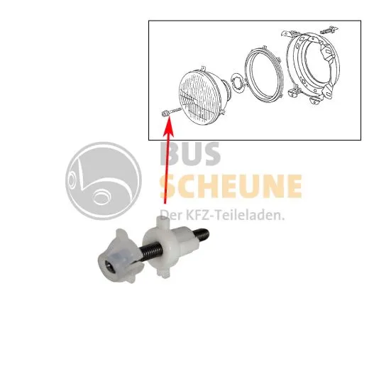 VW Bus T3 Einstellschraube Hauptscheinwerfer rund