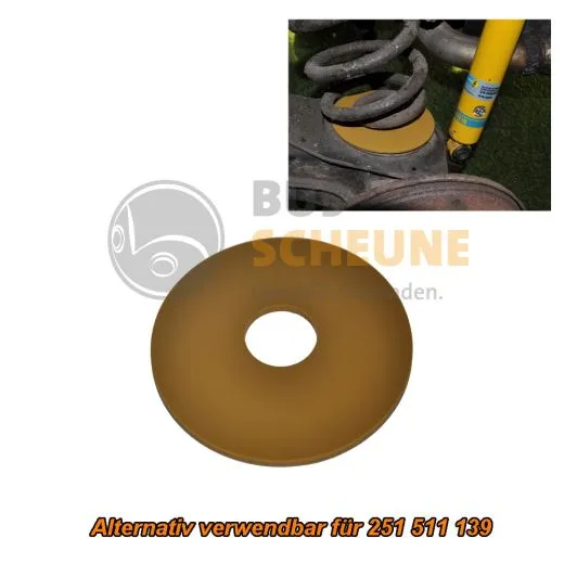 VW Bus T3 Federunterlage / Federteller unten Hinterachse 3 mm