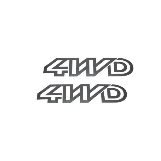 VW Bus T3 Folienschriftzug "4WD" - 2 Stück in versch. Farben