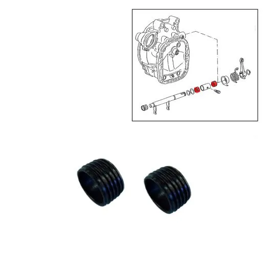 VW Bus T3 Gummibuchse für Ausrückwelle - 2 Stück