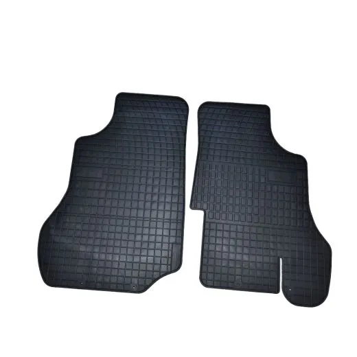 VW Bus T3 Gummifußmatten vorn schwarz - 2 Stück