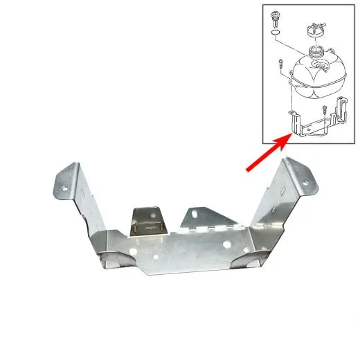 VW Bus T3 Halter aus Edelstahl für Kühlwasserbehälter Benziner ab '83