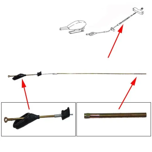 VW Bus T3 Handbremsseilzug vorne OE