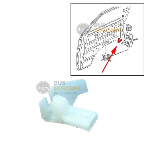 VW Bus T3 Hülse für Türschloß Fahrertür