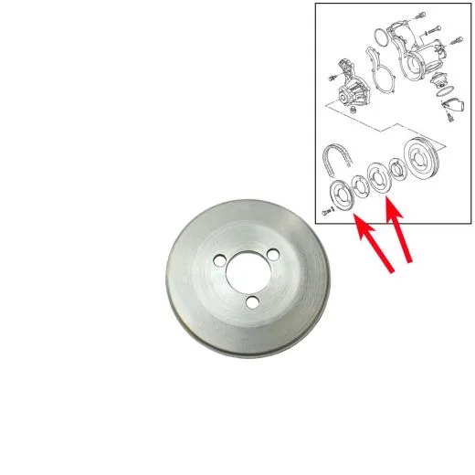 VW Bus T3 Keilriemenscheibenhälfte für Wasserpumpe Ø 30 mm