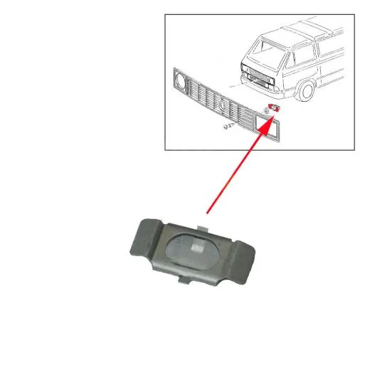 VW Bus T3 Klammer für Kühlergrillclip