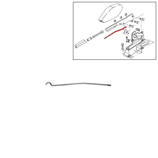 VW Bus T3 Klinkenstange für Handbremshebel