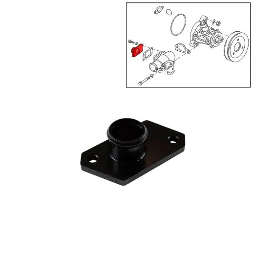 VW Bus T3 Kühlwasserflansch Thermostagehäuse 1,9 DG