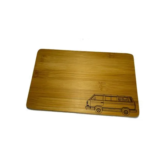 VW Bus T3 LLE - Frühstücksbrettchen aus FSC®-zertifiziertem Bambus