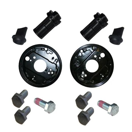 VW Bus T3 Montage-Kit für Bremstrommel hinten inkl. Trägerbleche