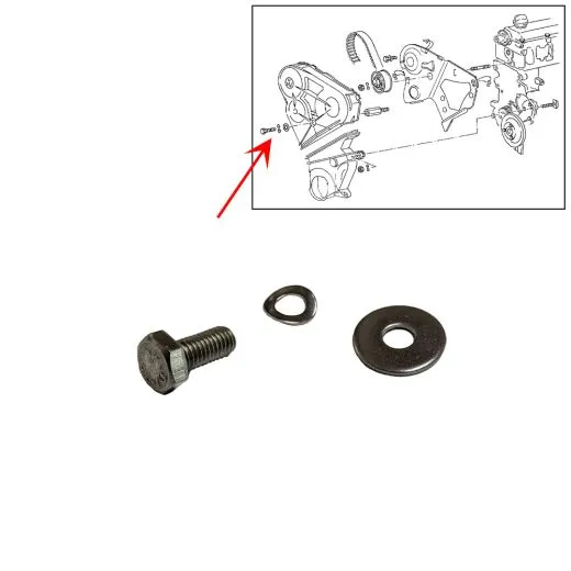 VW Bus T3 Montagesatz für Zahnriemenschutz oben alle Diesel