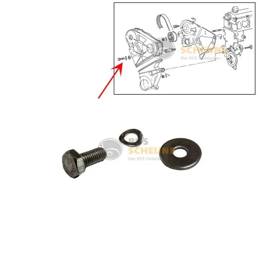 VW Bus T3 Montagesatz für Zahnriemenschutz oben alle Diesel