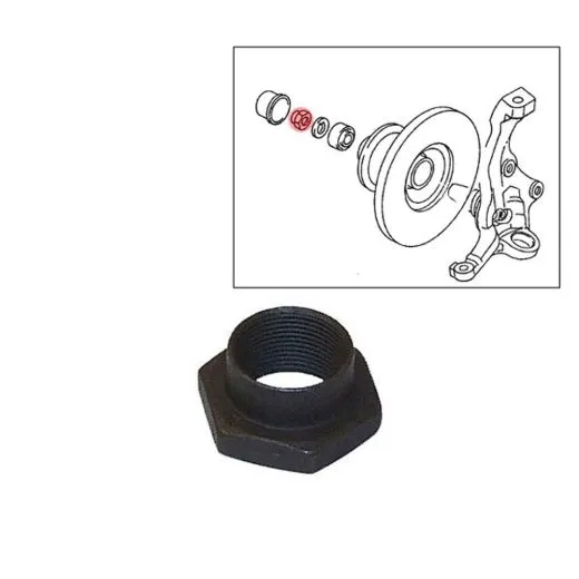 VW Bus T3 Mutter für Radlager vorn nicht Syncro