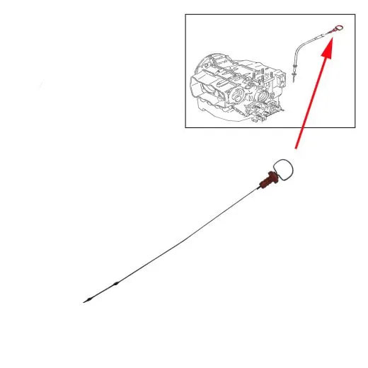 VW Bus T3 Ölpeilstab / Ölmessstab WBX