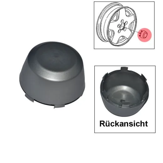 VW Bus T3 Radnabendeckel für Original Alufelge 6x14 ET30