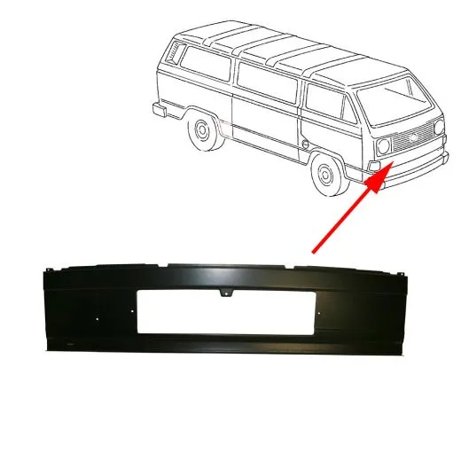 VW Bus T3 Reparaturblech / Frontblech wassergekühlt