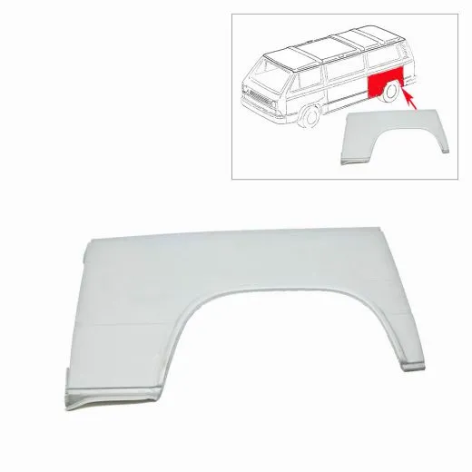 VW Bus T3 Reparaturblech für Radlauf hinten links