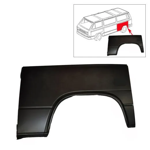 VW Bus T3 Reparaturblech für Radlauf hinten links