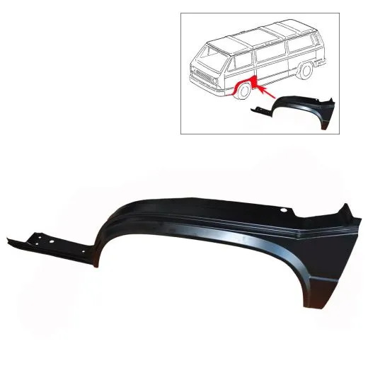 VW Bus T3 Reparaturblech für Radlauf vorne links OE