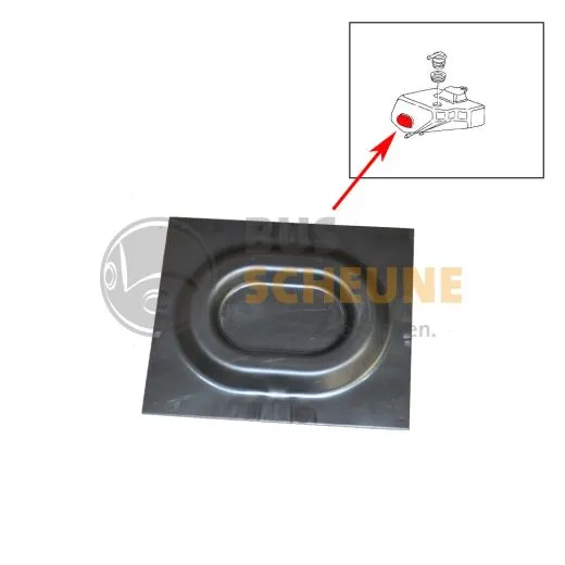 VW Bus T3 Reparaturblech / Halterung für Ausgleichsbehälter