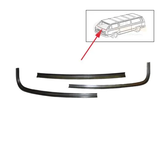 VW Bus T3 Reparatursatz Frontscheibenrahmen unten