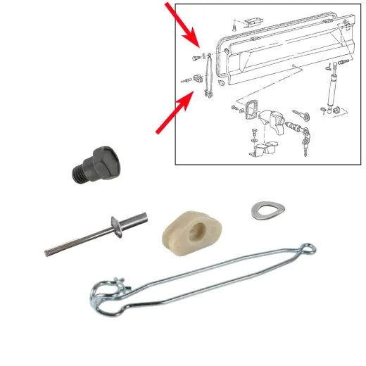 VW Bus T3 Reparatursatz für Motorklappe
