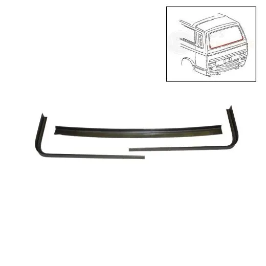 VW Bus T3 Reparatursatz Heckscheibenrahmen unten