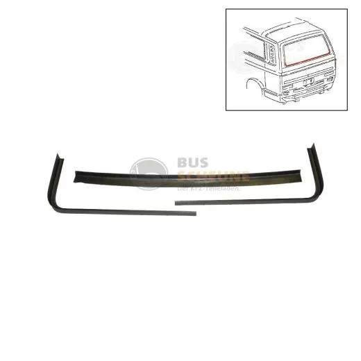 VW Bus T3 Reparatursatz Heckscheibenrahmen unten