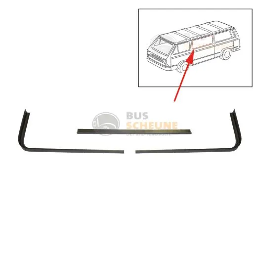 VW Bus T3 Reparatursatz Mittelfensterrahmen unten