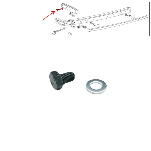 VW Bus T3 Schraube für Stoßstangenträger hinten