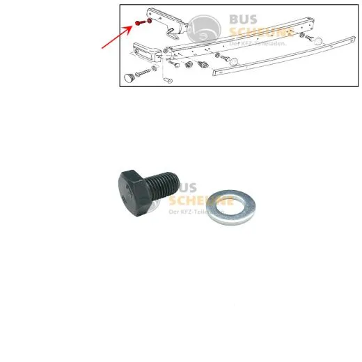 VW Bus T3 Schraube für Stoßstangenträger hinten