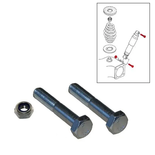 VW Bus T3 Schrauben für Stoßdämpfer hinten