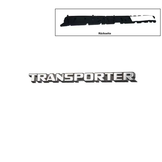VW Bus T3 Schriftzug "Transporter" hinten ab '84