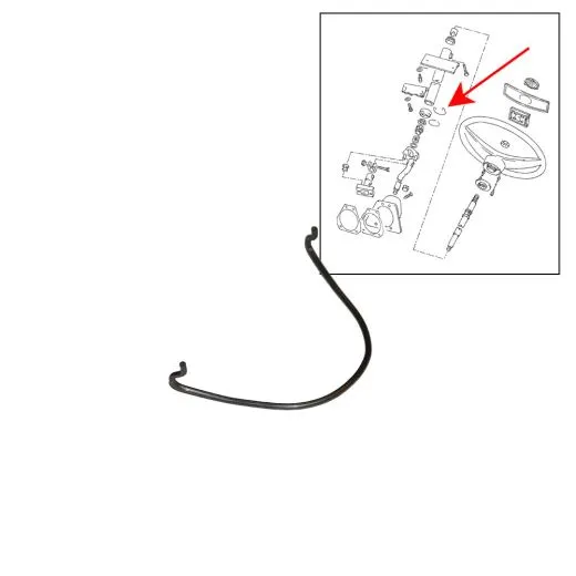 VW Bus T3 Sicherungsbügel für Lenkstange