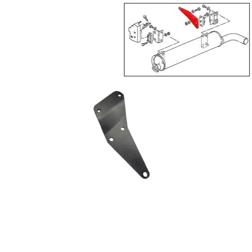 VW Bus T3 Stegblech rechts für Endtopfhalterung Diesel