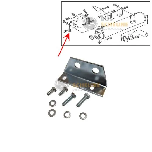 VW Bus T3 Syncro Stegblech links am Endtopf 1,6 TD JX