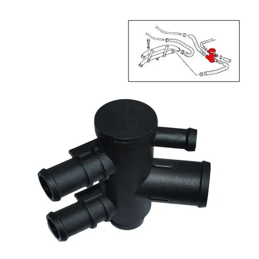 VW Bus T3 Syncro Verteilerstück ohne Zusatzheizung