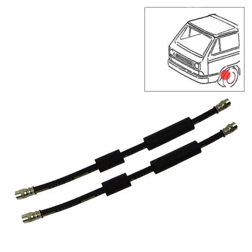 VW Bus T3 T4 Bremsschlauch vorne 465 mm - 2 Stück