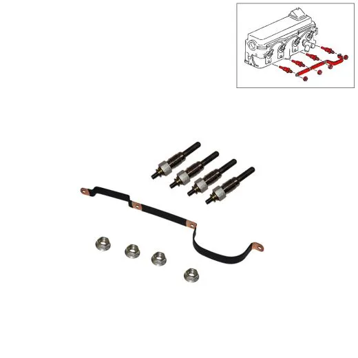 VW Bus T3 T4 Glühkerzen- & Verbinderset Diesel