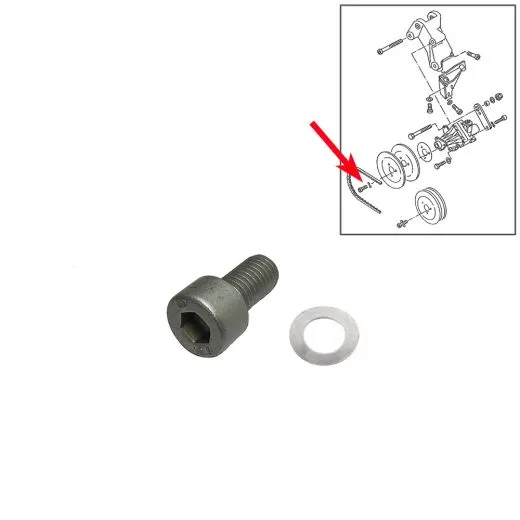 VW Bus T3 T4 Innensechskantschraube & Federscheibe für Servopumpe / Armlehne