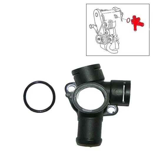 VW Bus T3 T4 Kühlmittelflansch mit Dichtung Diesel