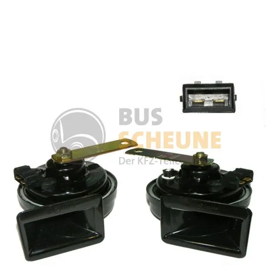 VW Bus T3 T4 T5 Hupe Signalhorn Hochton & Tiefton 12 Volt