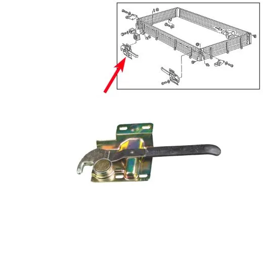 VW Bus T3 T4 Verschluss für Ladeklappe Pritsche / Doka v/l & h/r