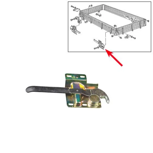 VW Bus T3 T4 Verschluss für Ladeklappe Pritsche / Doka v/r & h/l