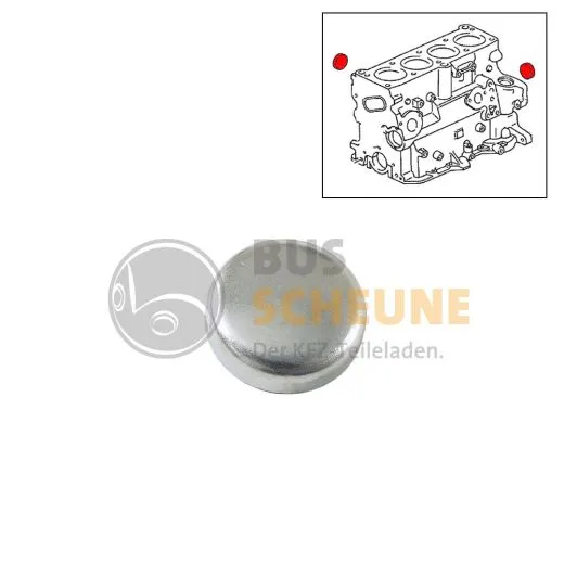 VW Bus T3 T4 Verschlussdeckel / Froststopfen für Motor