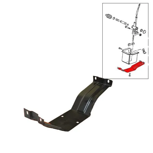 VW Bus T3 Trägerblech unten Schaltgehäuse